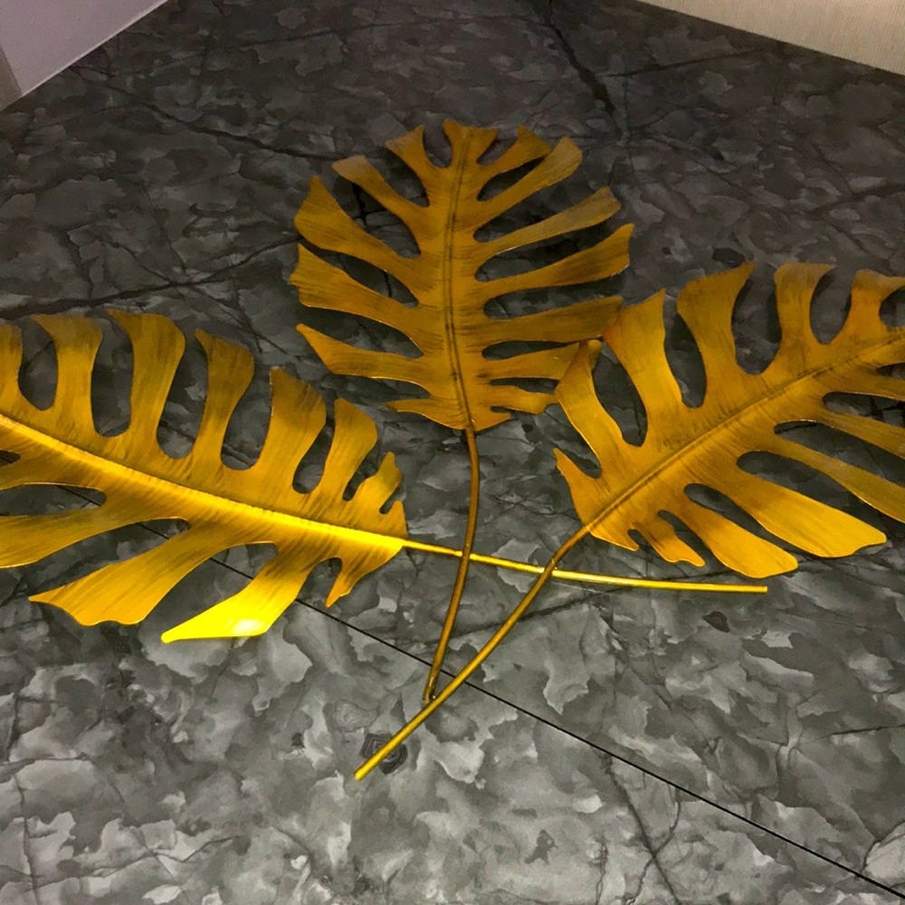 Gold Leaf Wall Decor